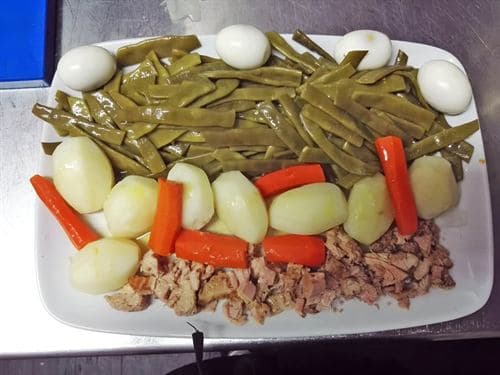 Plato de cocina gallega - Restaurante Casa O Gurés