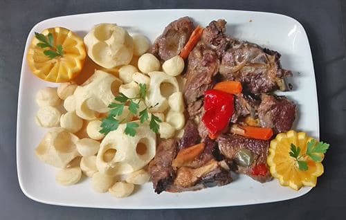Plato de cocina gallega - Restaurante Casa O Gurés