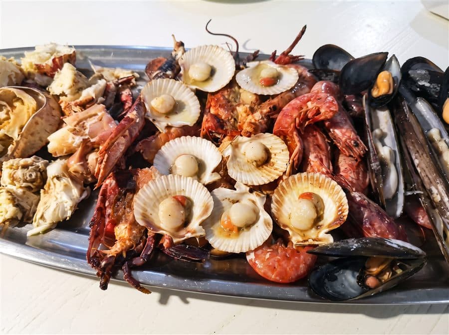 Marisco variado - Restaurante Casa O Gurés